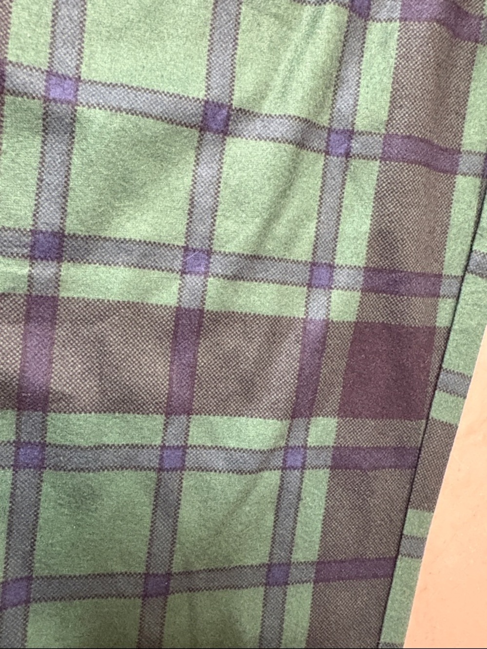 ⭐️ NWT- Calvin Klein Green Plaid Lounge Pants with Branded Waistband- Medium 7/8 - Picture 6 of 6